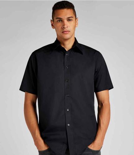 Kus. Kit C/F S/S Workforce Sht - Black - 3XL